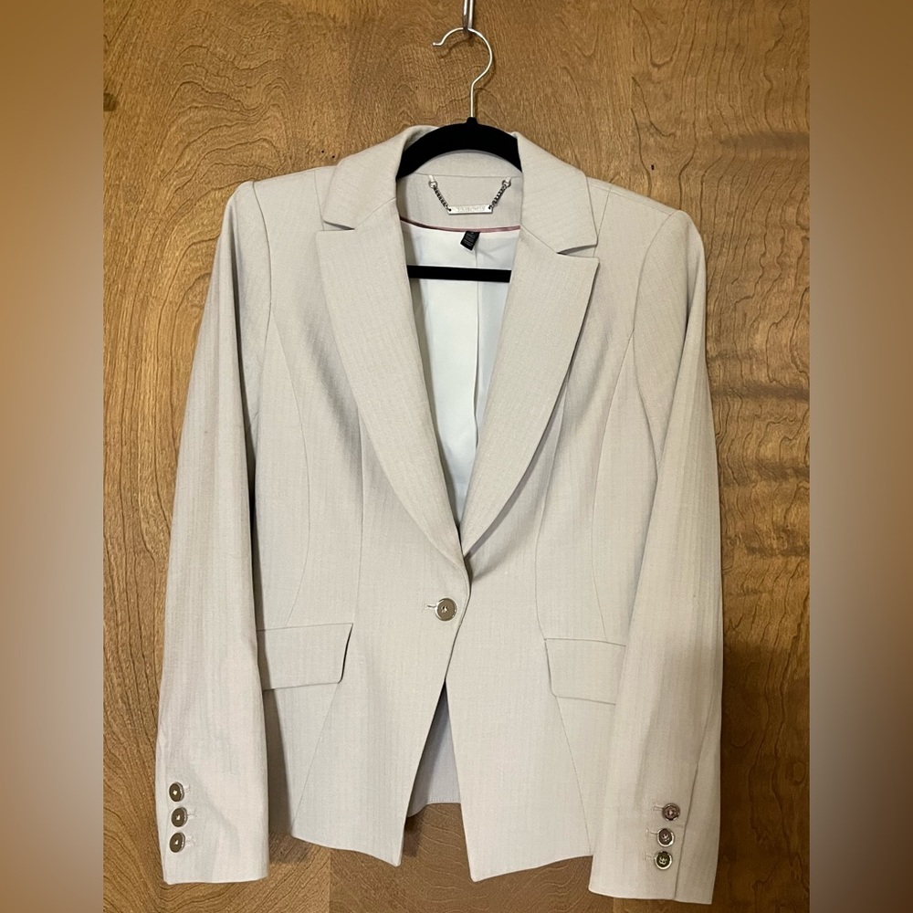 Light Tan White House Black Market Blazer